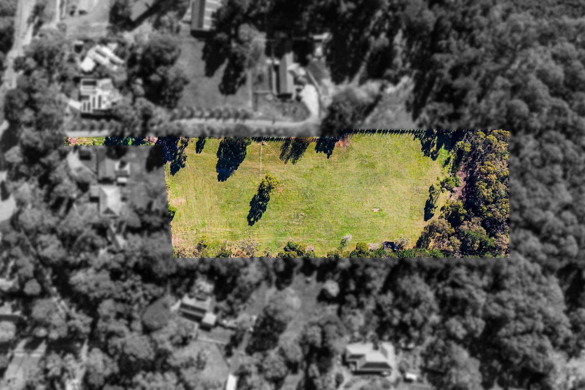 The same aerial with everything but the block dropped back to grey